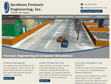 Tablet Screenshot of jacobsonforensic.com